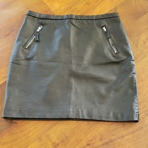 SOLD H&M faux leather skirt